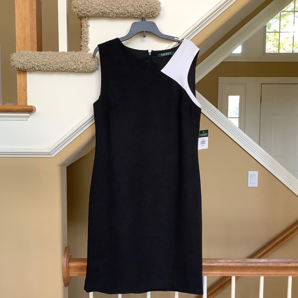 Ralph Lauren Black Dress Size 6P NWT